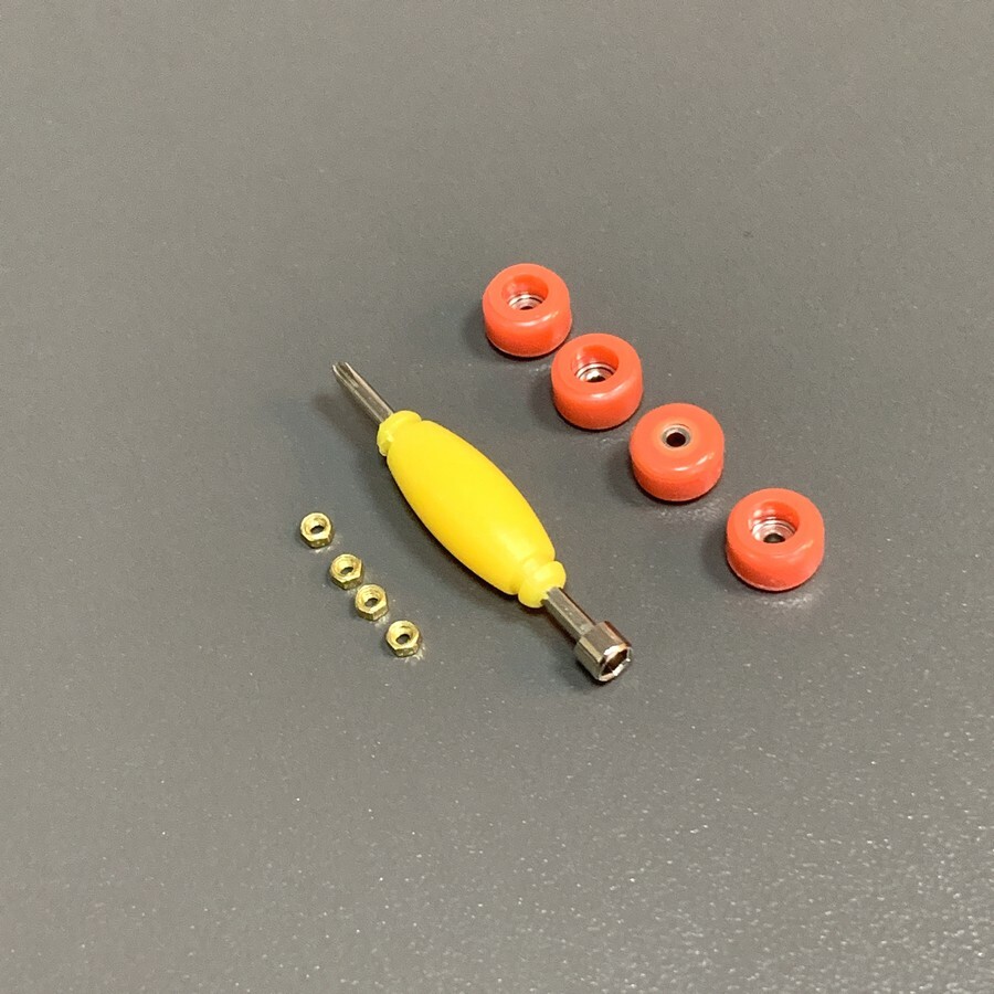 NEW Bearing Wheels Spanner tool Nuts 96mm Skateboard Fingerboard Accessory Toys