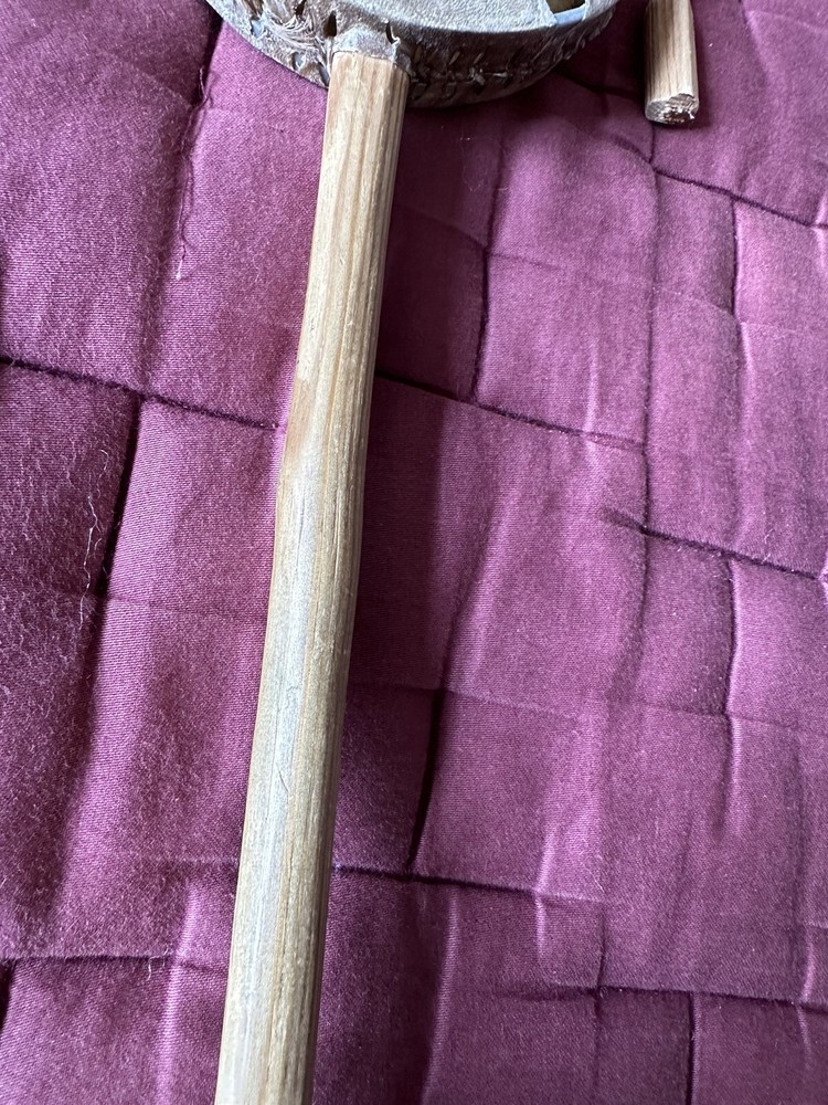 Vintage Monkey Swing Drum Double Sided Hand Drum Native. DAMAGED.
