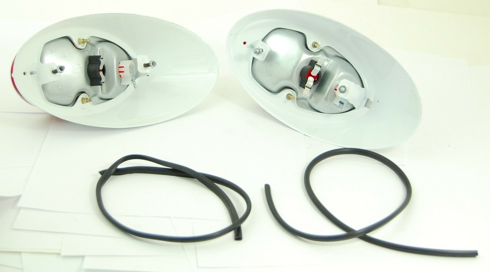 Tail Light Assembly Red Left & Right Side Fits Volkswagen Type1 Bug 1962-1967