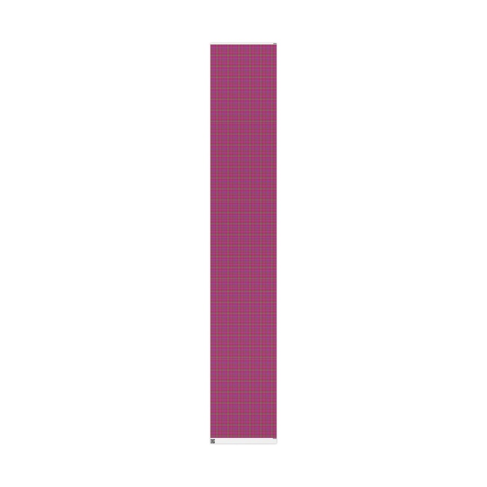 Pink Plaid Wrapping Paper | Bright Check Pattern Holiday Wrap