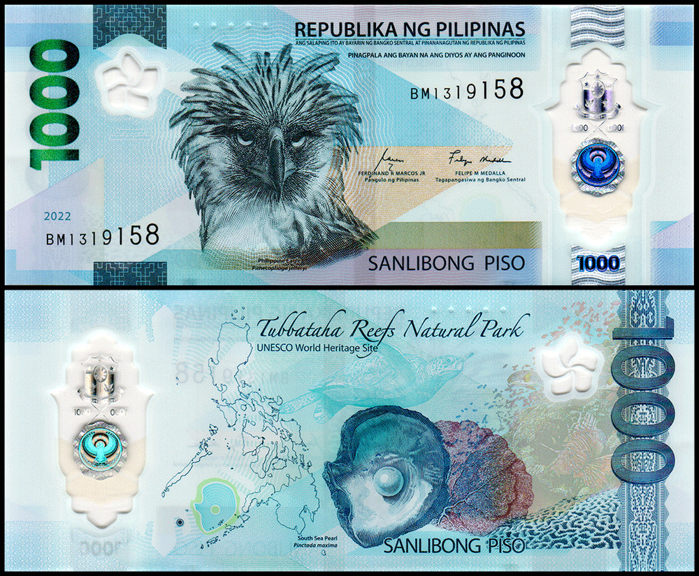 Philippines 1000 Piso, 2022, P-241b, UNC, Polymer