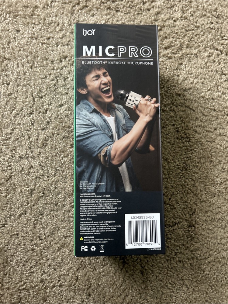 Ijoy MICRO Bluetooth Wireless Microphone & Speaker – New Karaoke Mic