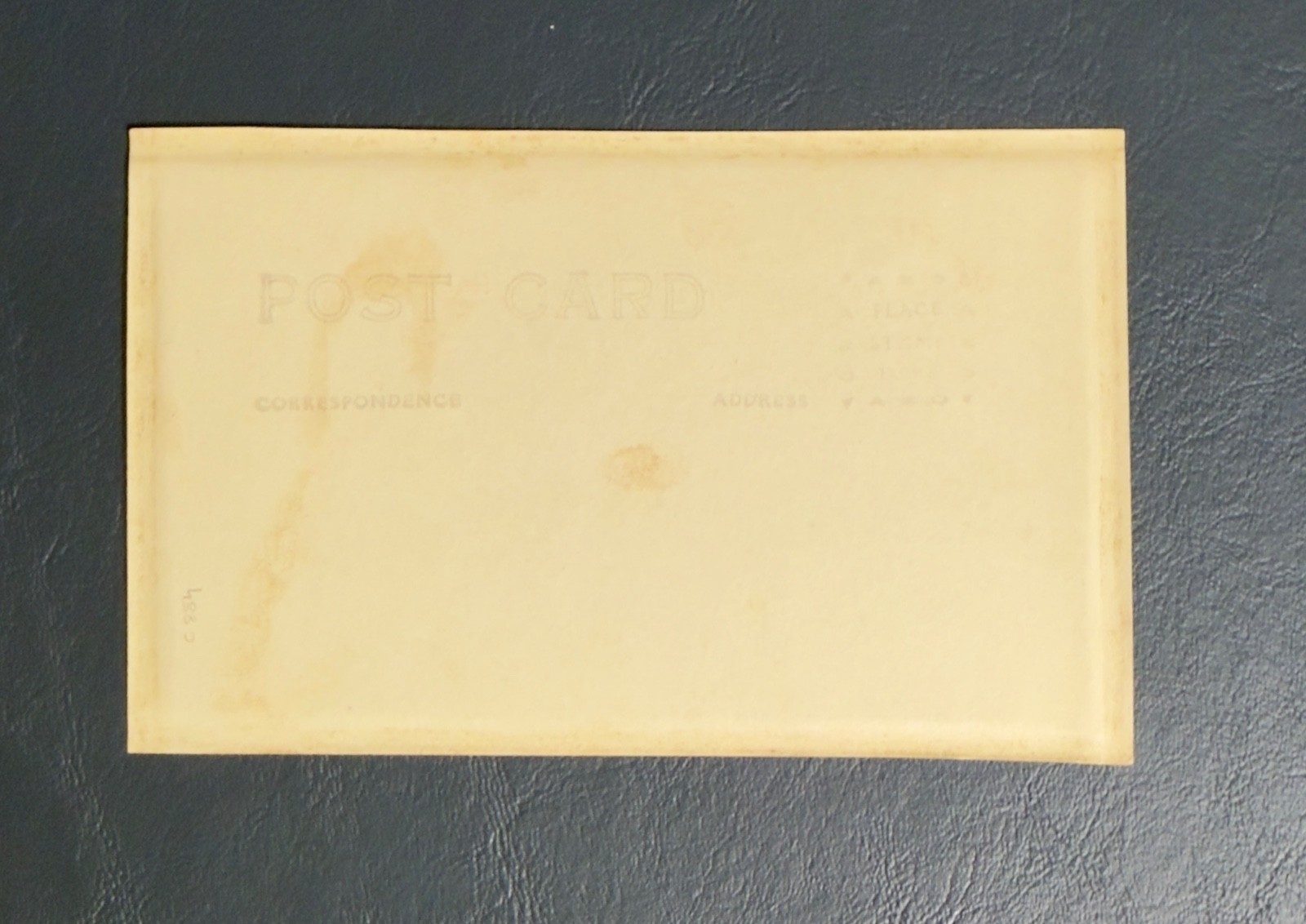 WWI Era RPPC Photo Young US Military Soldier Portrait Star Patch Doughboy