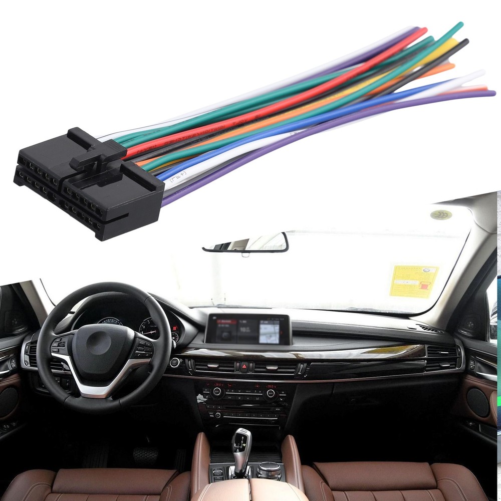 Practical Car Radio Wire Harness 20pin Audio Cable Quick and Easy Installation