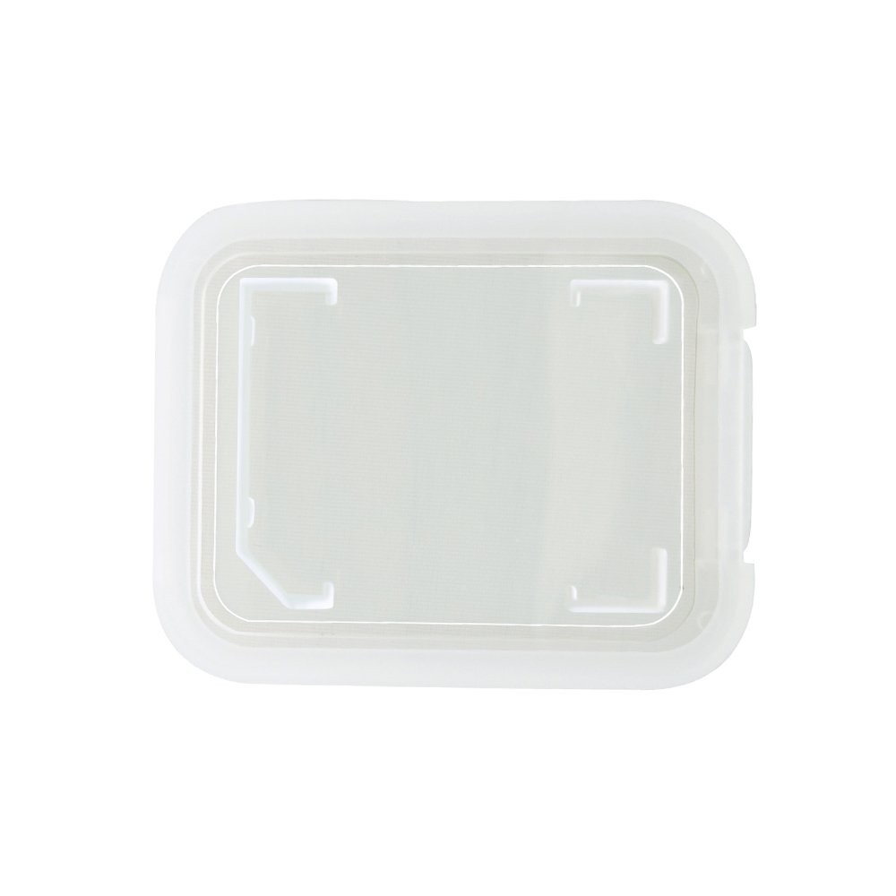 Plastic Memory Card Storage Case Compatible with SD MMC/SDHC PRO Duo White