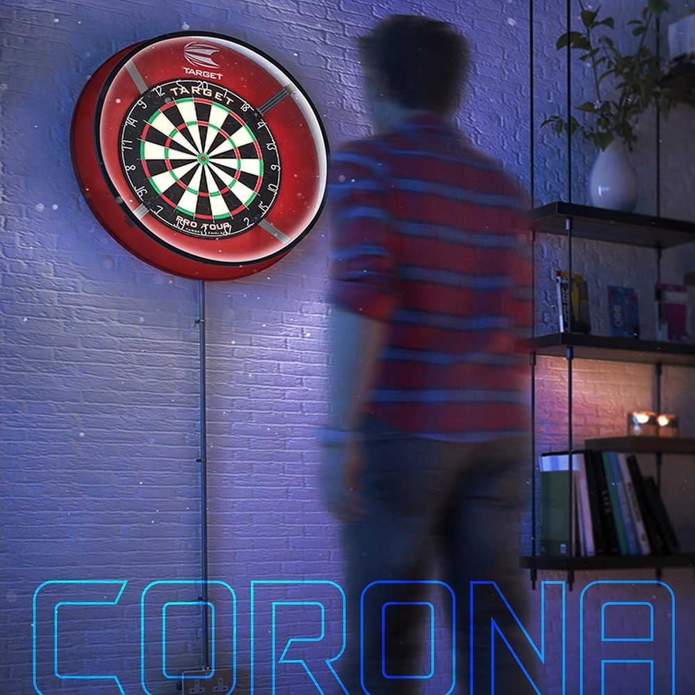 Professional Dartboard Lighting with LED Ring - Compatible with All Boards