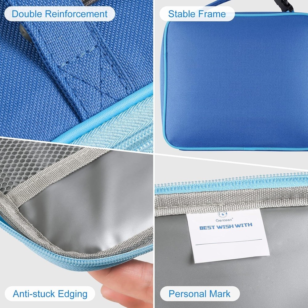 Reusable Soft Lunch Bag Set for Kids & Men - School & Work
