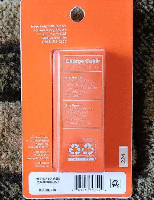 ADD ONN ~ 3' Charge Cable ~ Fitbit Inspire 2