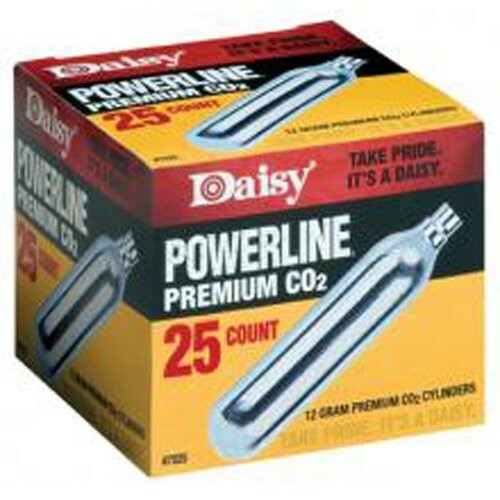 Daisy Powerline Premium CO2 Cartidges 25 Pack