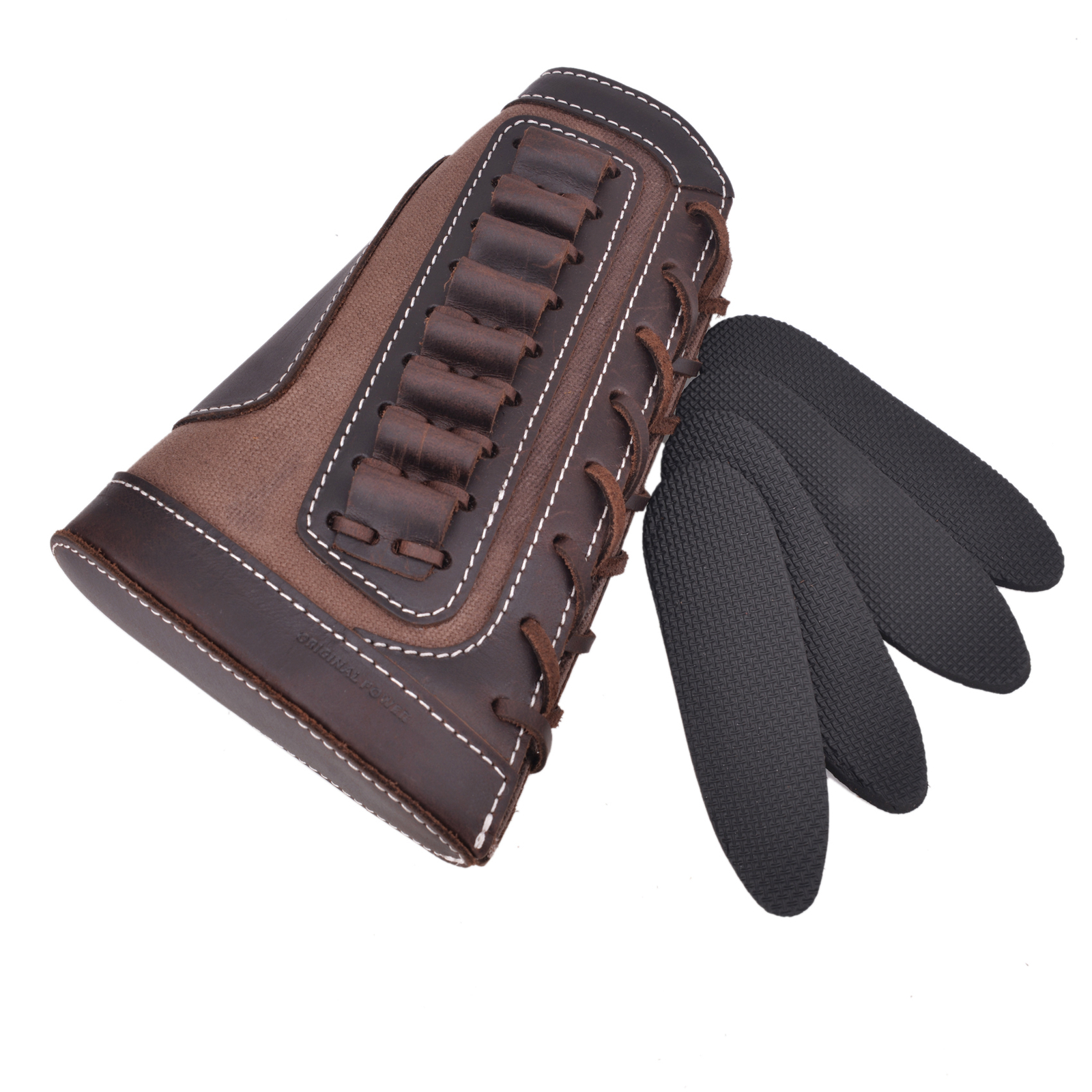 Leather Shotgun Rifle Buttstock Canvas Ammo Covers .22LR .308 .30/30 12GA .357