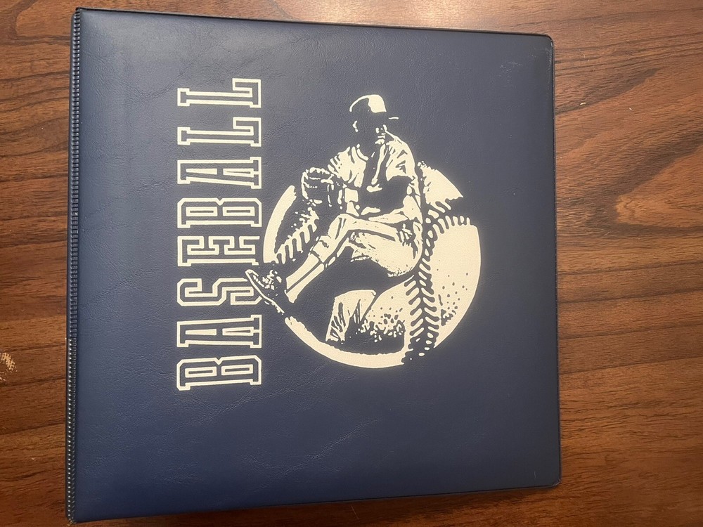 Tuff Stuff 3” Blue Baseball Card Binder