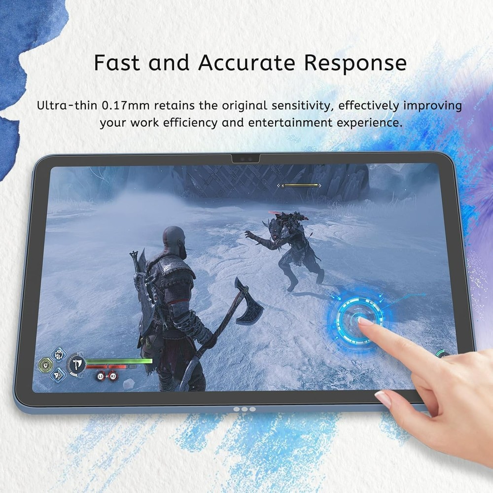 2 Pack Paperfeel Screen Protector Compatible with iPad A16 11th / 10th Genera...