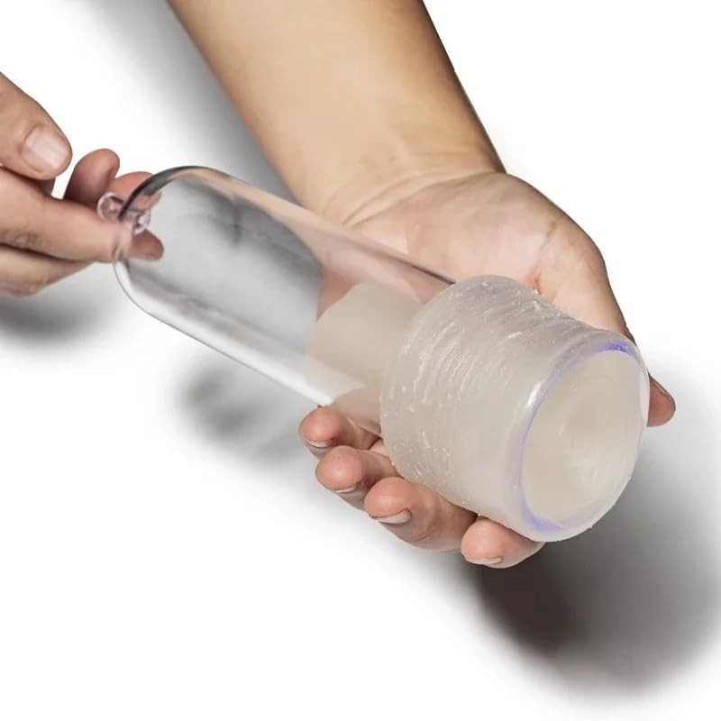 Soft Silicone Erection Pump Sleeve with Quick Release for Optimal Performance