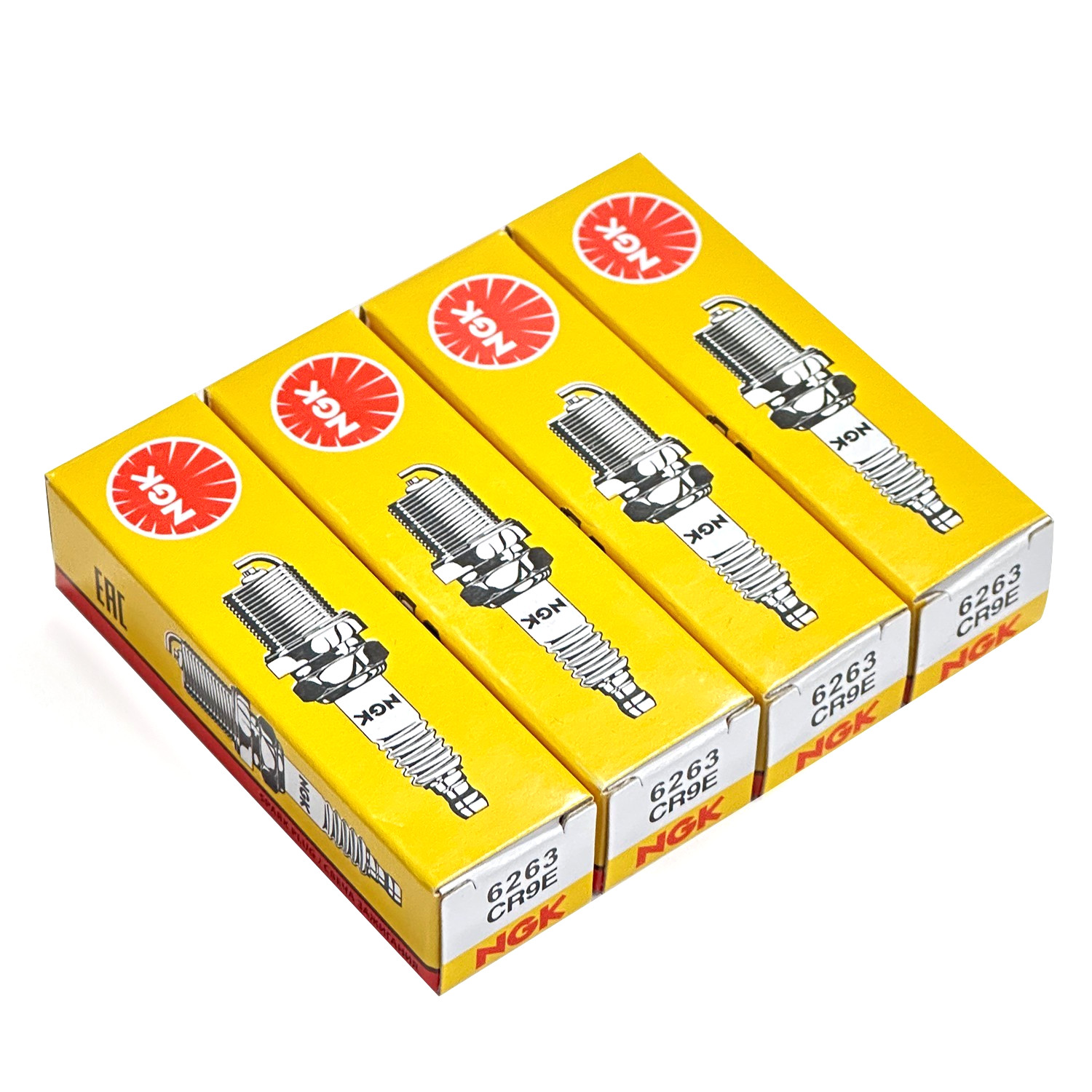 NGK Spark Plugs Suzuki GSX-R750 R600 R1100 R1000 R1300 HAYABUSA CR9E Set of Four