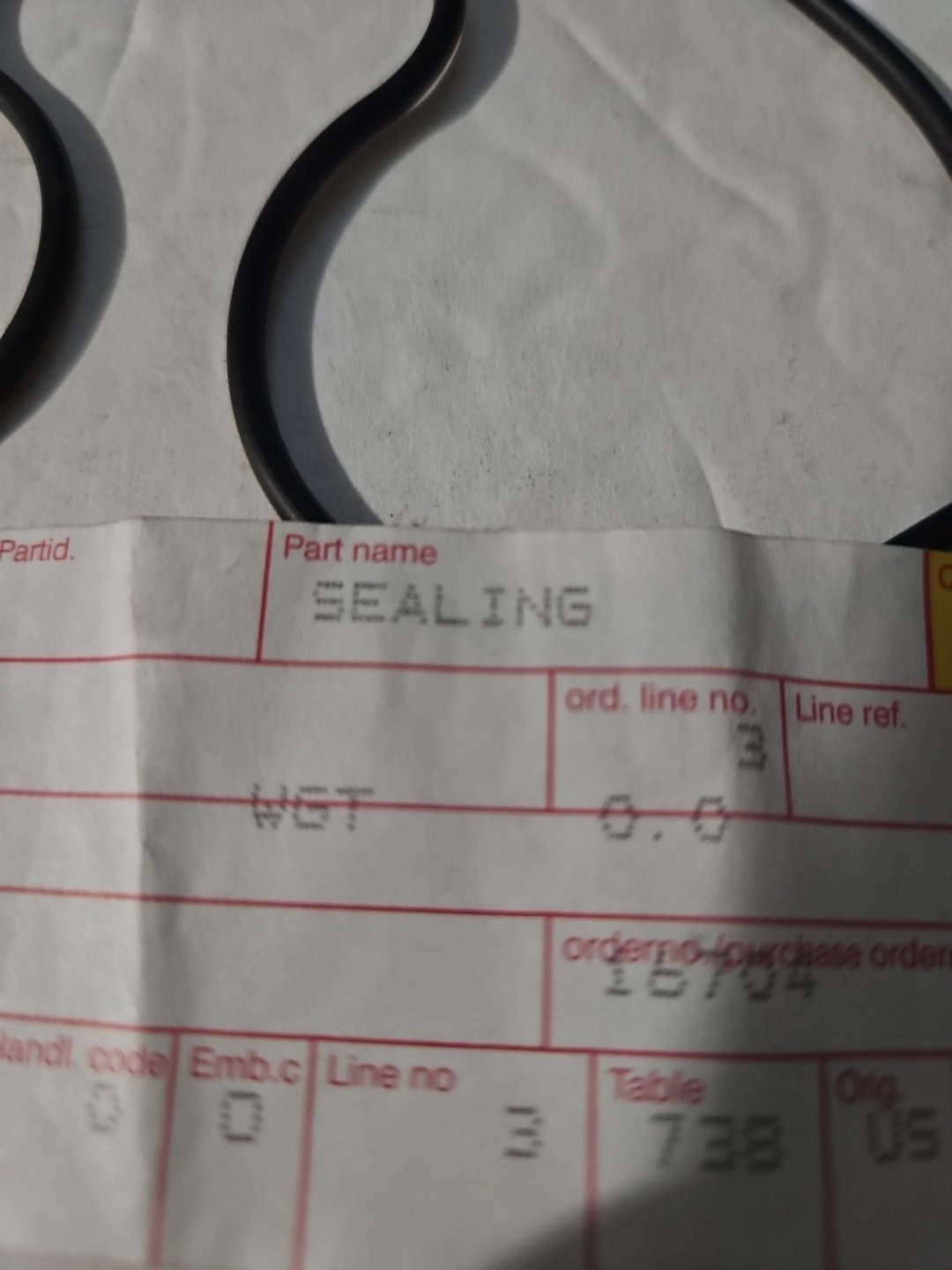 Genuine Volvo Penta 3852560 Water Passage Seal (2 FOR $20) OEM NOS VPB7