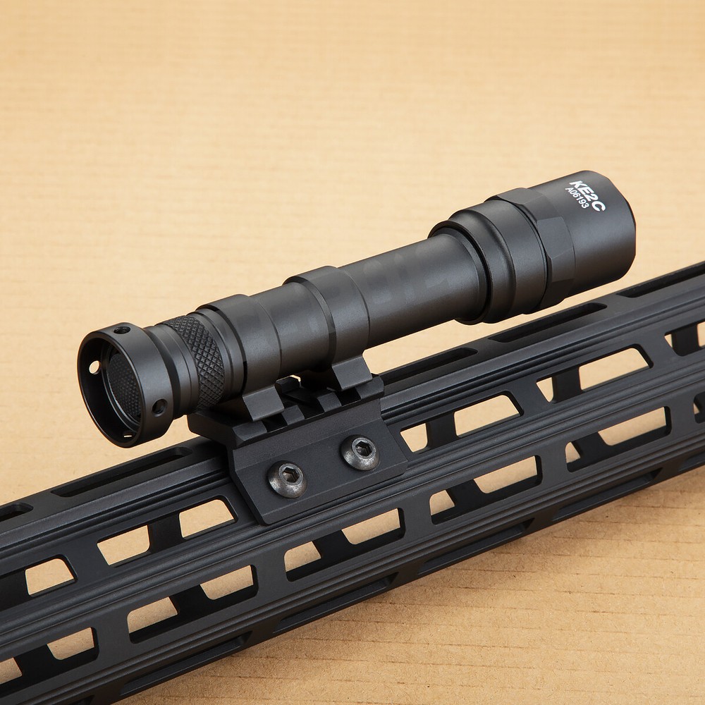 M300 M600 Scout Light M-Lok Offset Flashlight Rail Base Scope Mount Combo Set