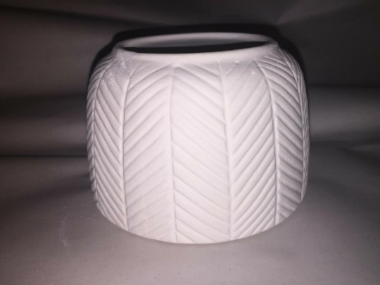 Unique Chevron Style Fusing Slump Draping Bowl mold