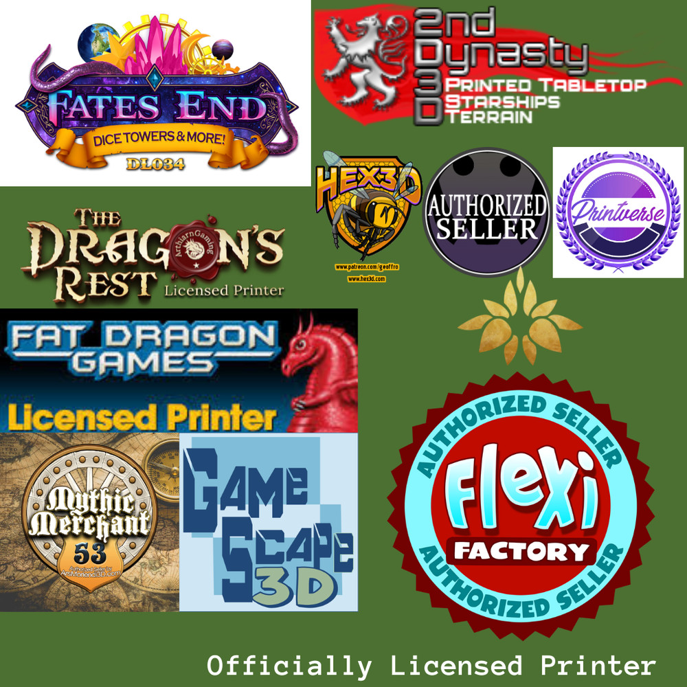 2nd Dynasty - 3D Printed Beta Centauri - 28mm - 1/270 & 1 inch Hex