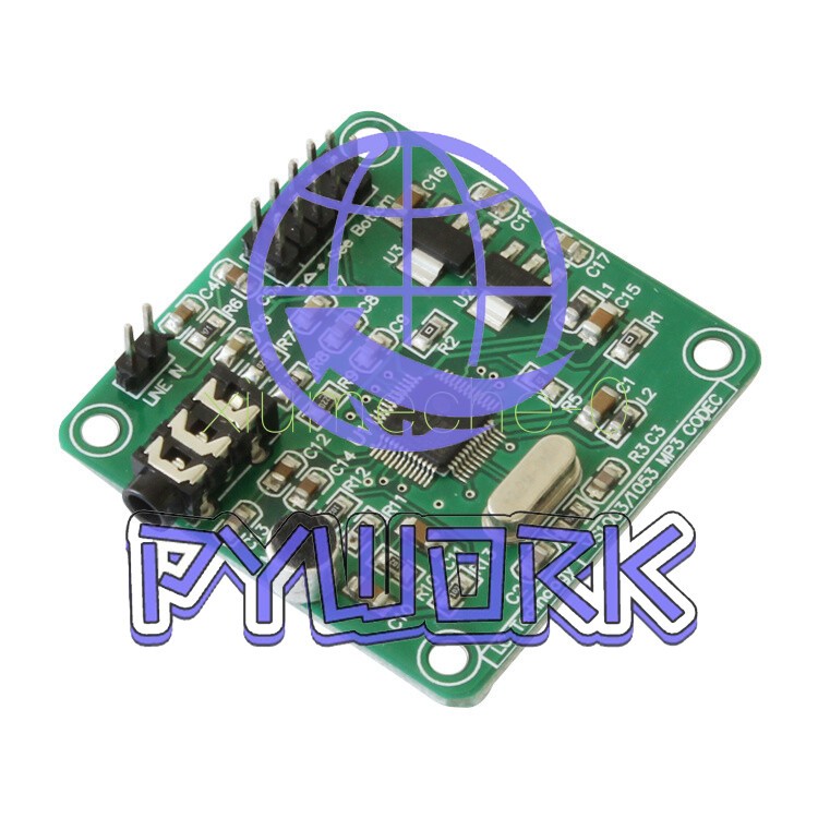 VS1053 MP3 Module Development Board w/ On-Board Recording Function SPI Interface