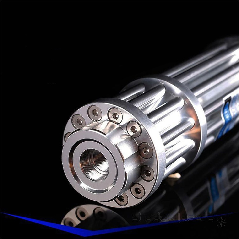 LMX3B Blue Laser Pointer Pen 450nm Adjustable Focus Visible Beam Light USB