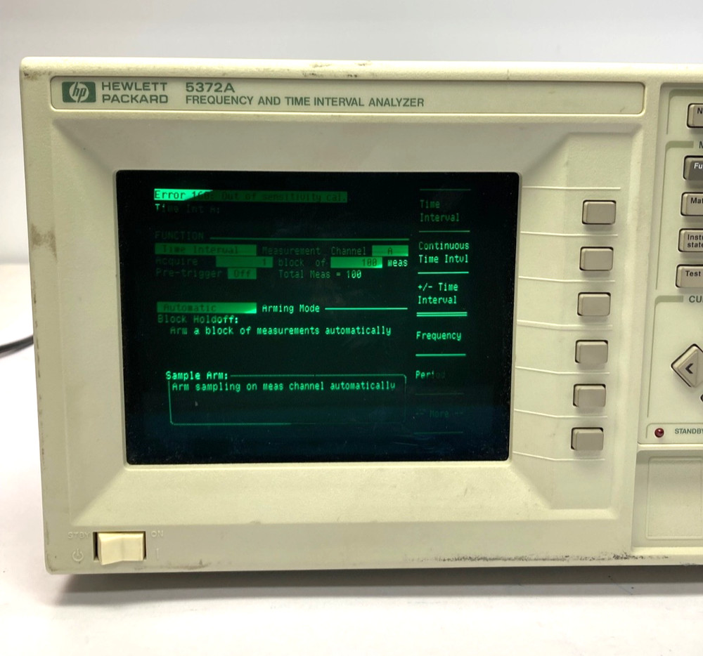HP Agilent 5372A Frequency and Time Interval Analyzer