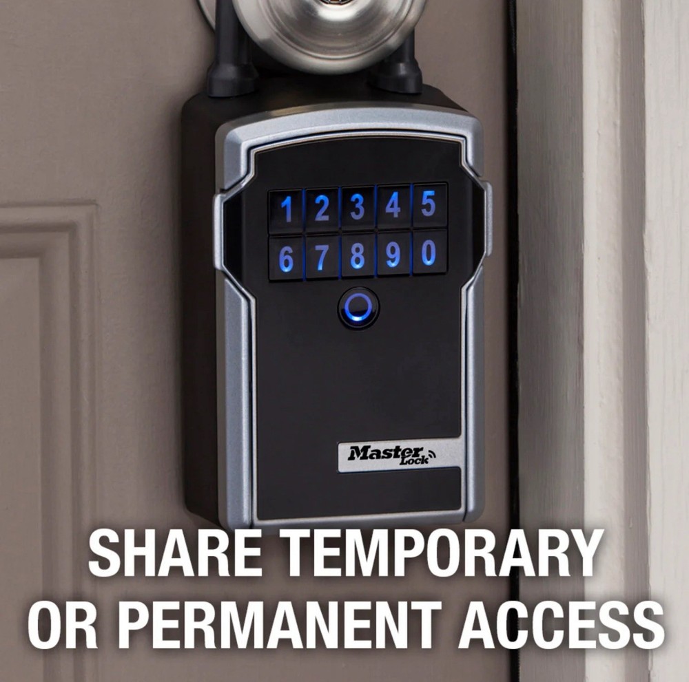 Master Lock Key Lock Box Safe Code Realtors Short-Term Rentals, 5 Keys, 5440EC