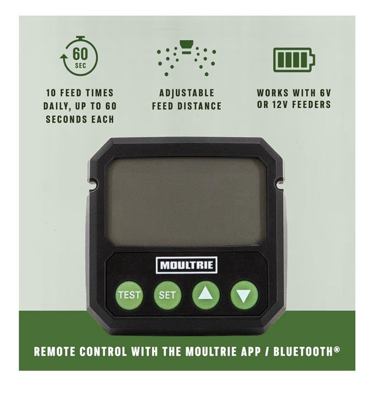 Moultrie Universal Digital Timer III Programmable Feeder Timer Black (MFA-15095)