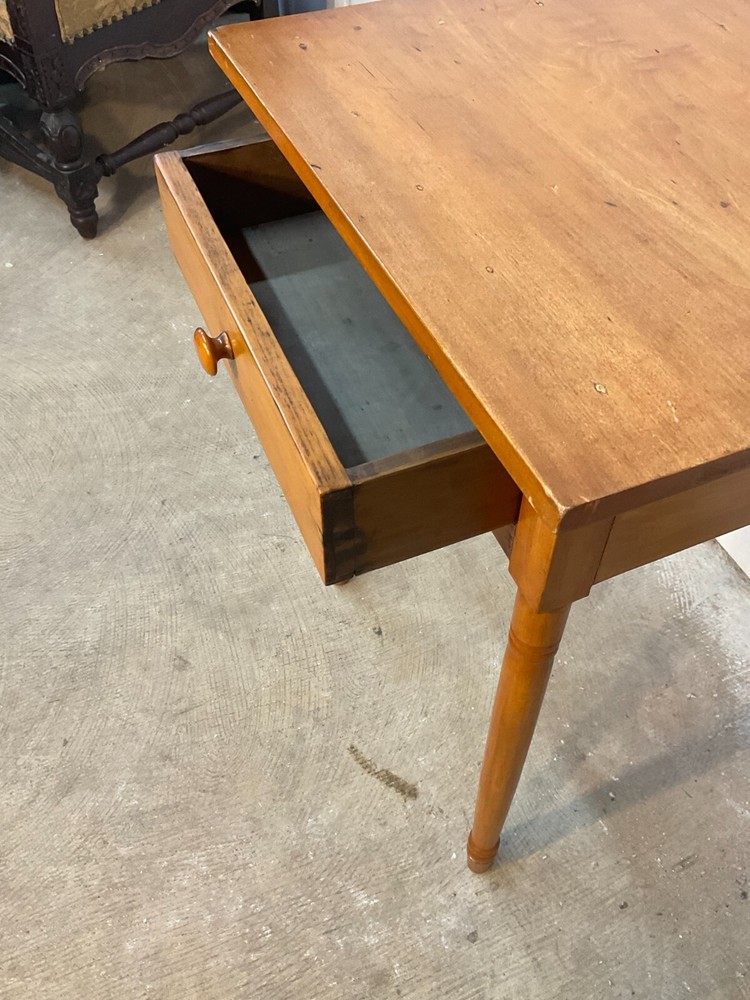 antique night stand Table work sewing sheraton Softwood