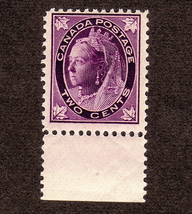 Canada 1897-98, Scott No. 68, 2 cent Victoria "Maple Leaf", Mint Never Hinged.