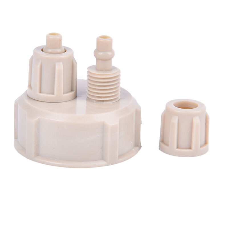 2Pcs Aquarium DIY CO2 System Kit Generator Bottle Cap Quick Screw Cap & ZP