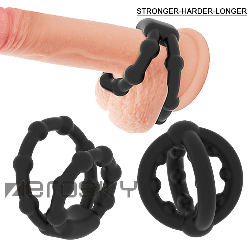 Ball-Scrotum-Stretcher-Ring-Penis Enhancer Delay Ejaculation Reusable for MEN