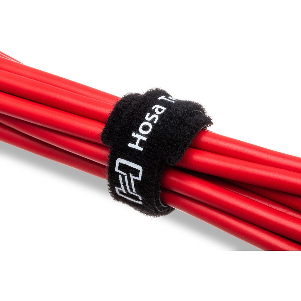 Hosa Technology WTI-508 8" Hook and Loop Cable Tie, 50 Pack