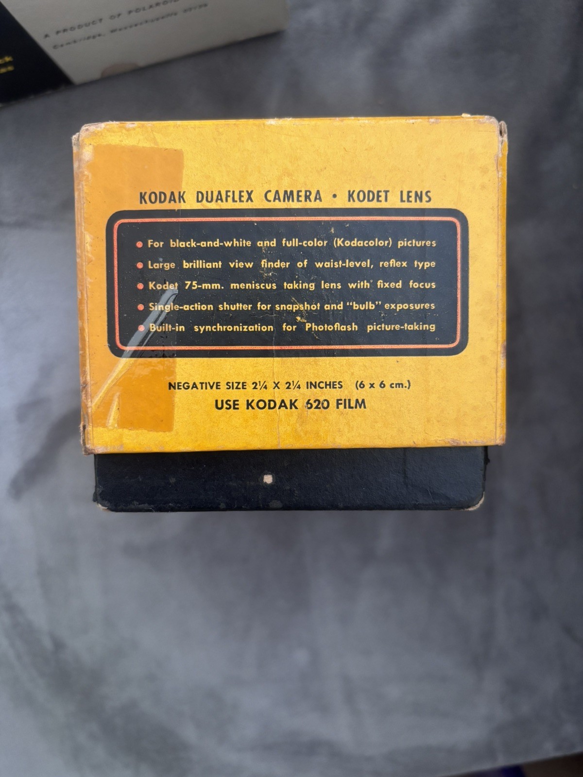 Kodak Duaflex Box Camera Vintage Camera Uses Kodak 620 Film Very Nice Not Tested