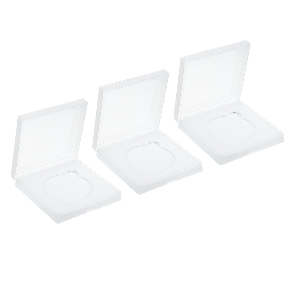 72mm Lens Filter Case,3pcs Camera Filter Case Portable Lens Filter Box Plastic