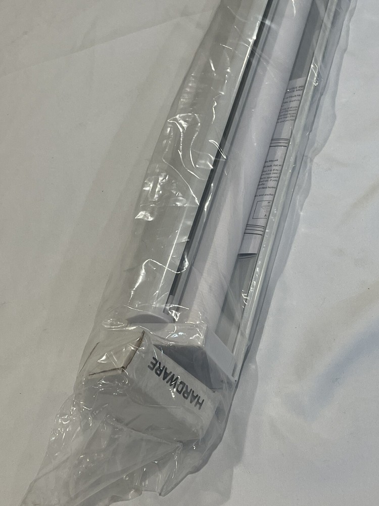 Basic Arctic Cordless Zebra Roller Shade White 58"x72"