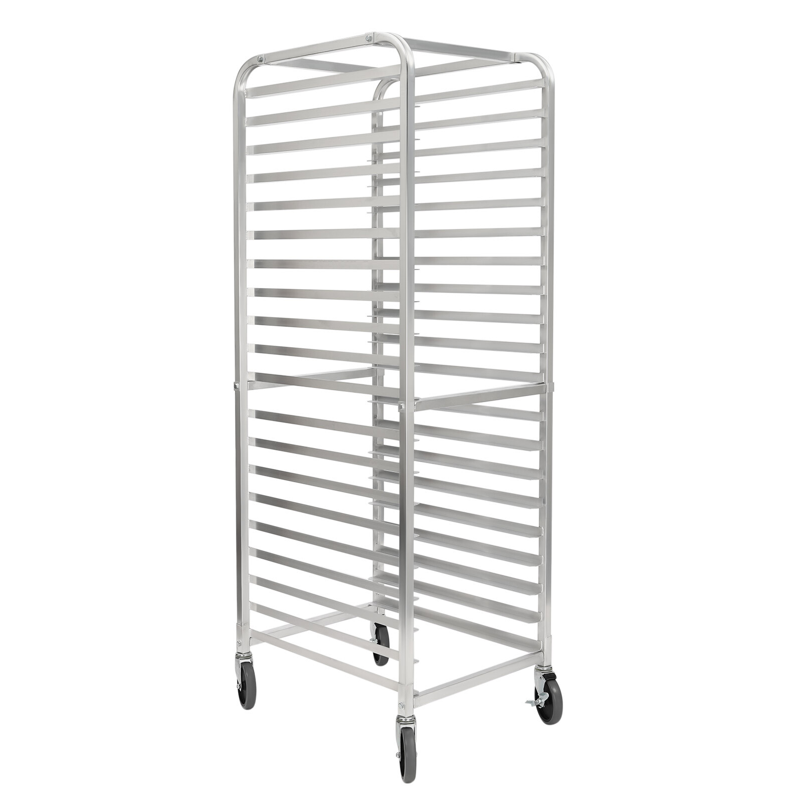 20-Tier Bakery Rack with 4 Wheels for Kitchen Bakery Restaurant Catering