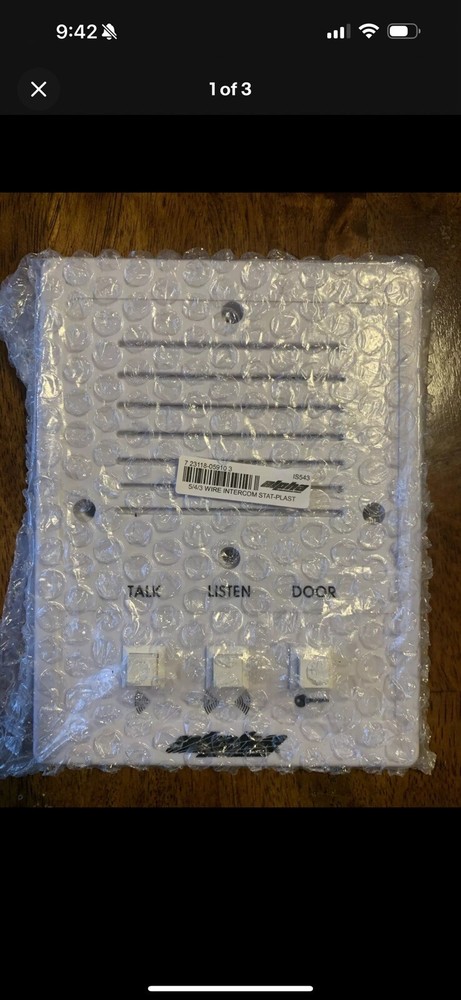 ALPHA COMMUNICATIONS IS543 5/4/3 WIRE INTERCOM STAT-PLAST