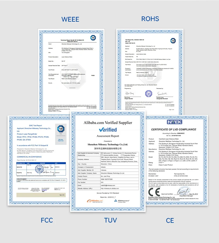 Mileseey 229Ft Laser Distance Measure Meter 2"LCD Backlit Auto level Auto height