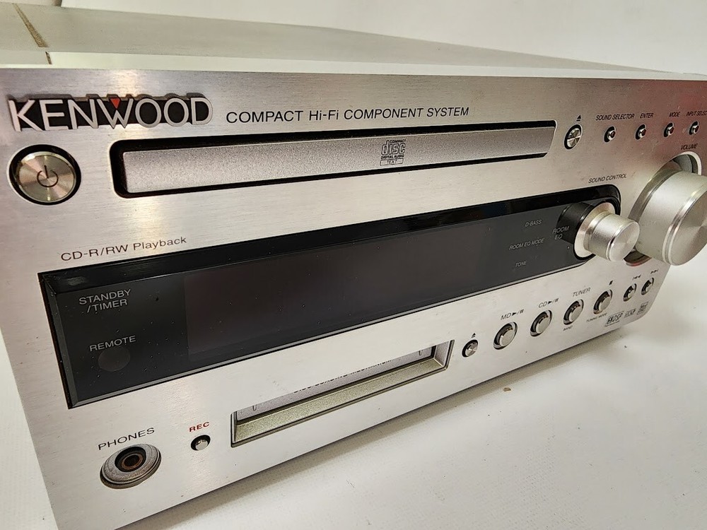 Kenwood R-K700 CD/MD Deck Player Record Compact Hi-Fi Component System