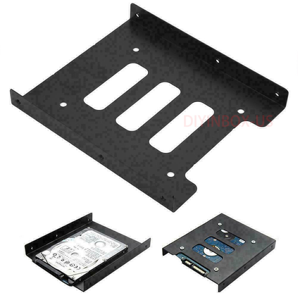 2.5" to 3.5" Bay SSD Metal Hard Drive HDD Mounting Bracket Adapter Dock / Tray