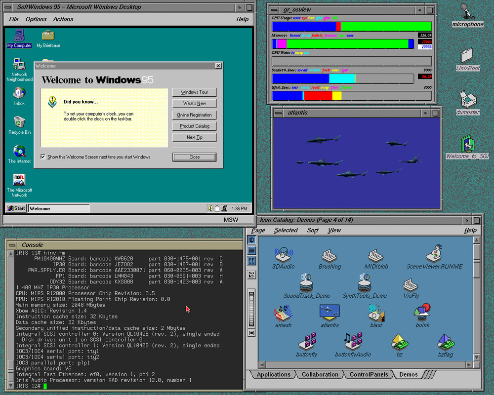Silicon Graphics SGI Octane2 Workstation