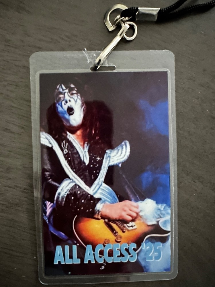 Ace Frehley Authentic All Access 2025 Last Ace Pass made.