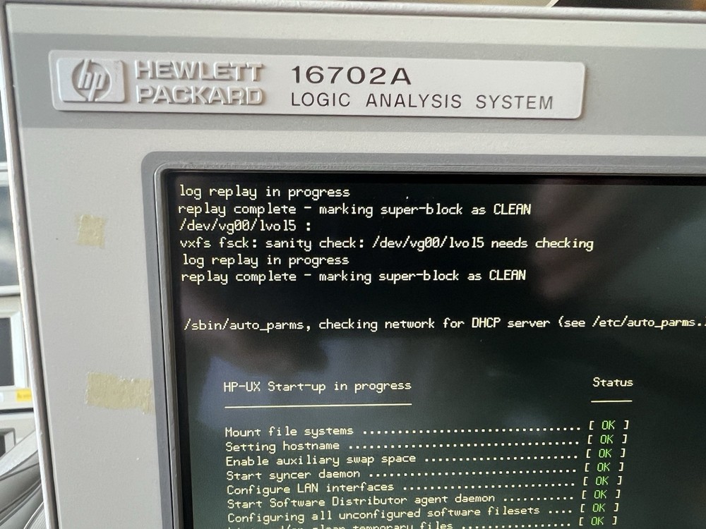 Agilen 16702A Logic Analysis system