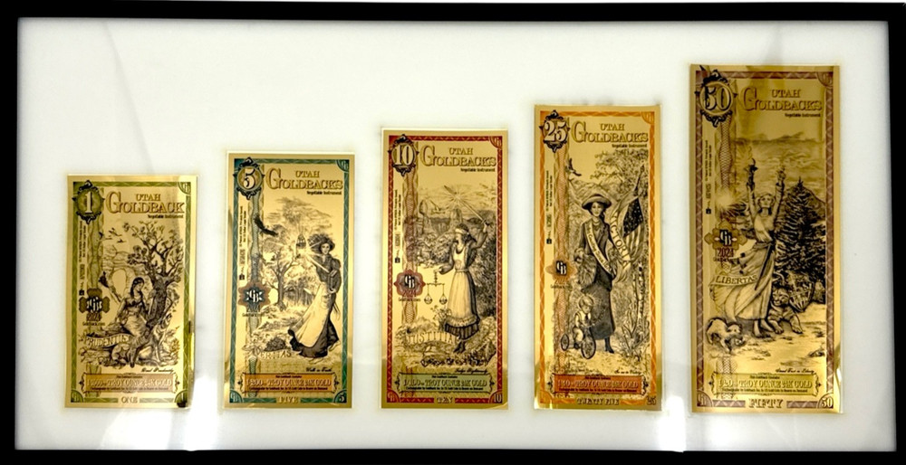 Goldback Black Legacy Frame - (Goldbacks Sold Separately)