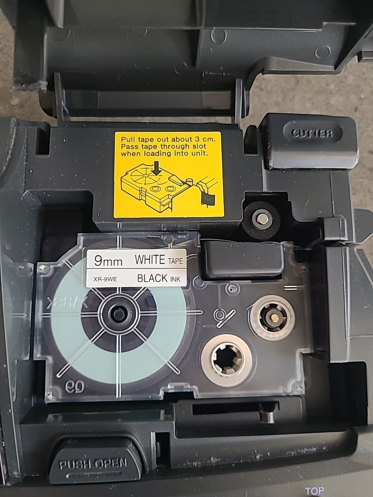 Casio Label Printer KL-8100 - Printer & Ribbon Only (NO POWER CORD) Working