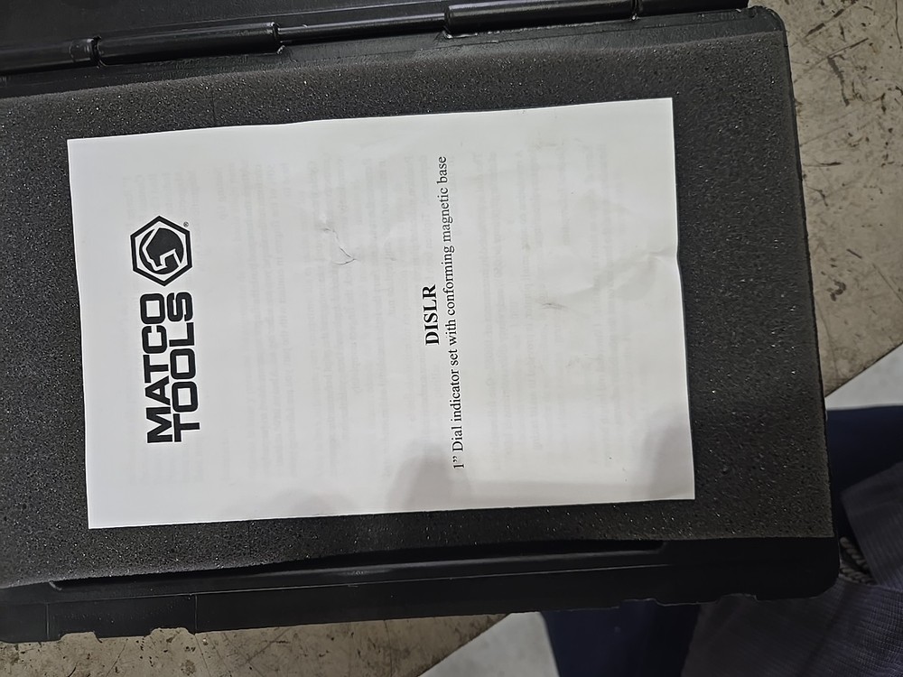 matco dial indicator with conforming base DISLR