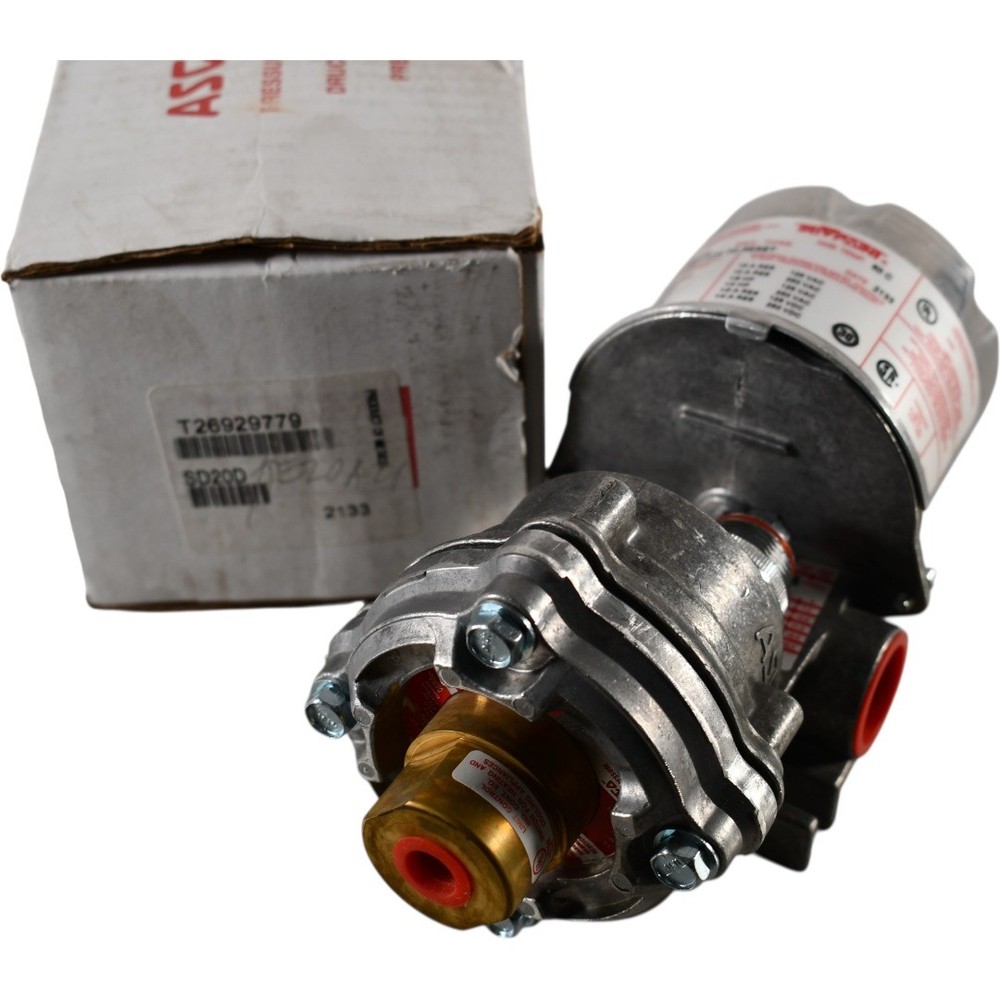 NEW Asco SD20D Tri-point Pressure Switch Manual Reset on Decrease General Purpos