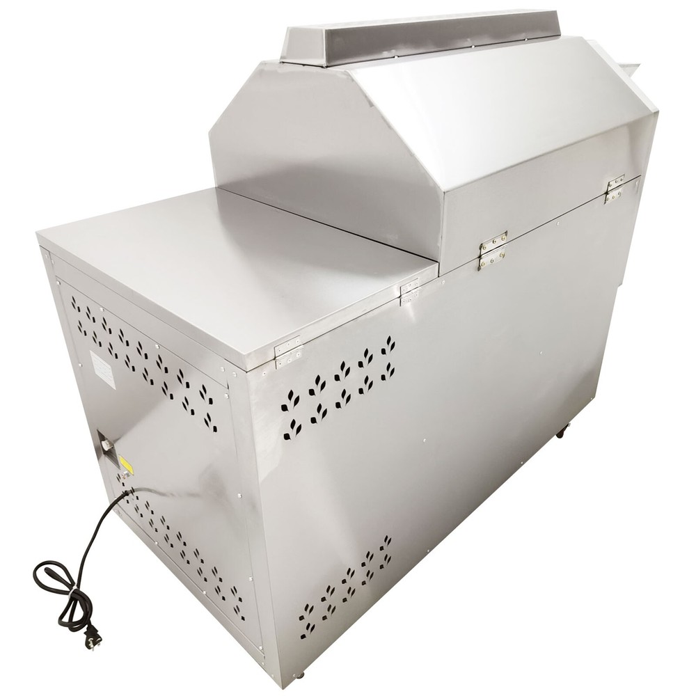 110LBS Full-Automatic Coffee Roaster Nuts Bean Roasting Machine Stainless 220V