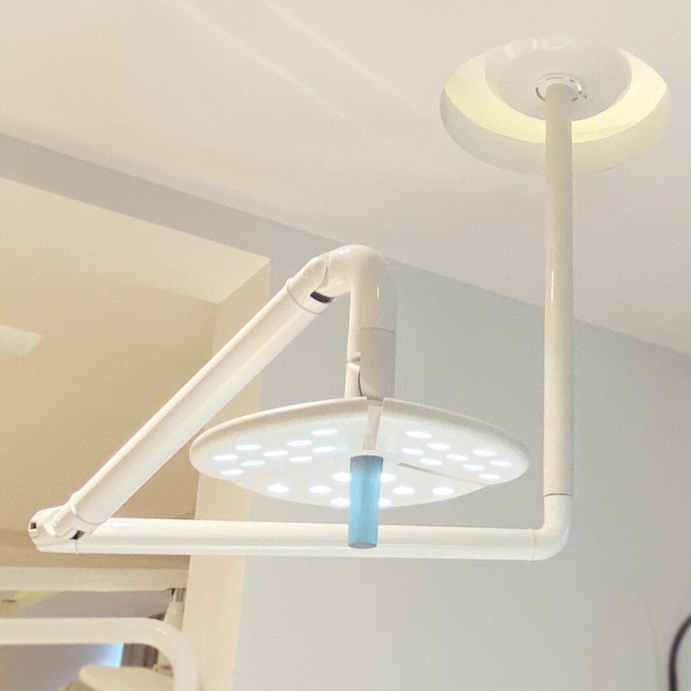 36W Ceiling Dental Shadowless Operation Lamp Surgery Exam Light + Touch Switch