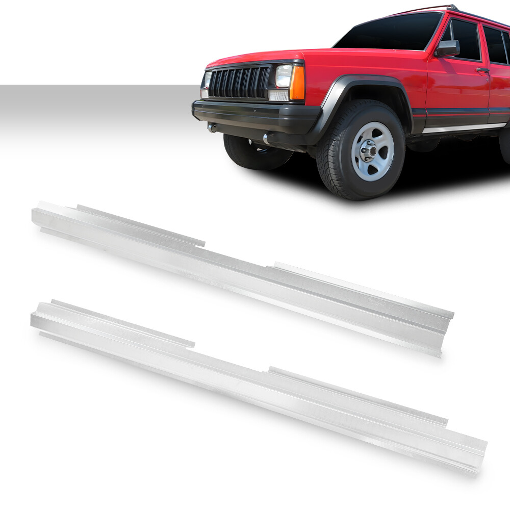 Slip-on Rocker Panel Left & Right Fit For 84-01 Jeep Cherokee Wagoneer 4-Door